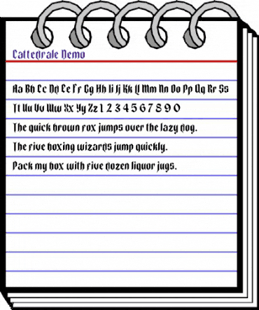 Cattedrale-Demo Regular animated font preview Cattedrale-Demo Regular animated font preview
