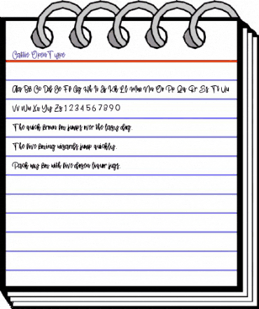 Cattie Regular animated font preview Cattie Regular animated font preview