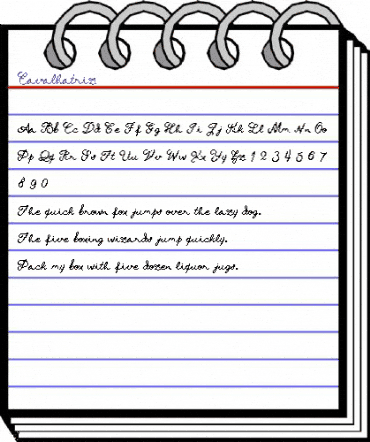 Cavalhatriz Medium animated font preview