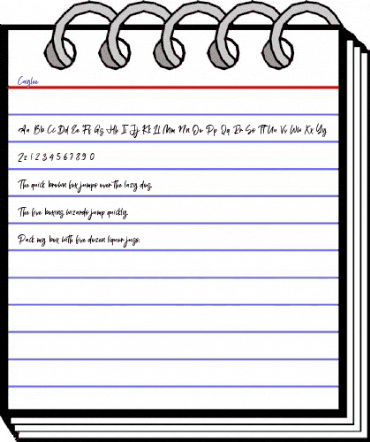 Caylee Regular animated font preview Caylee Regular animated font preview