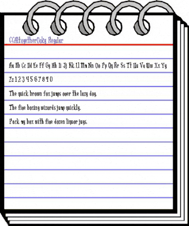 CCAltogetherOoky Regular animated font preview CCAltogetherOoky Regular animated font preview