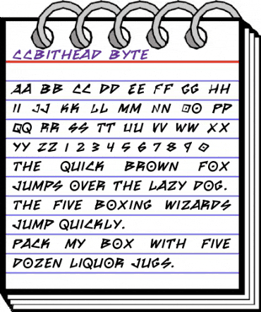 CCBithead Byte animated font preview CCBithead Byte animated font preview