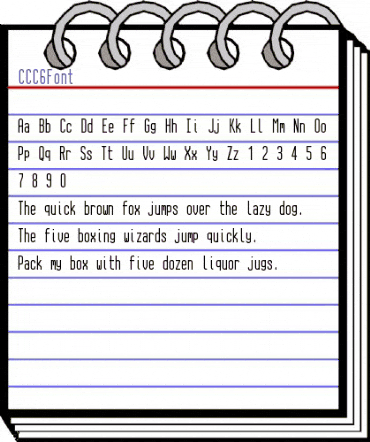 CCC6Font Regular animated font preview CCC6Font Regular animated font preview