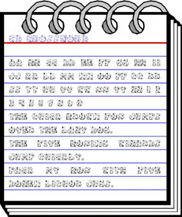 CD Crossword Regular animated font preview CD Crossword Regular animated font preview