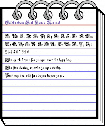 Celebration Text Fancy Normal animated font preview Celebration Text Fancy Normal animated font preview