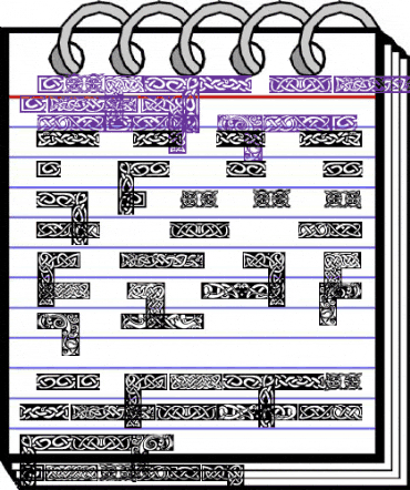 CelticBorders Regular animated font preview