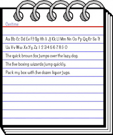 Centime Regular animated font preview Centime Regular animated font preview