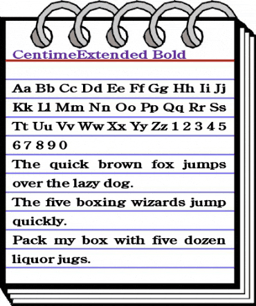 CentimeExtended Bold animated font preview CentimeExtended Bold animated font preview