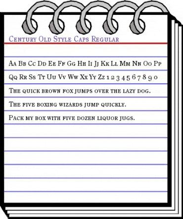 Century-Old-Style-Caps Regular animated font preview Century-Old-Style-Caps Regular animated font preview