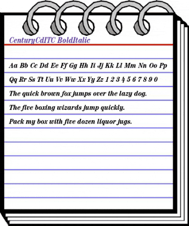 CenturyCdITC Bold Italic animated font preview CenturyCdITC Bold Italic animated font preview