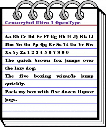 ITC Century Std Ultra animated font preview ITC Century Std Ultra animated font preview