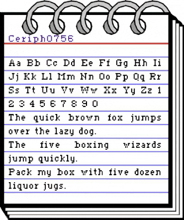 ceriph 07_56 Regular animated font preview ceriph 07_56 Regular animated font preview