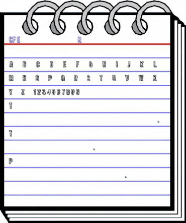 CF Engraved Regular animated font preview