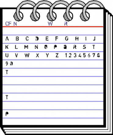 CF Nuclear War Regular animated font preview CF Nuclear War Regular animated font preview