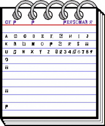 CF Punk Posters PERSONAL Regular animated font preview CF Punk Posters PERSONAL Regular animated font preview