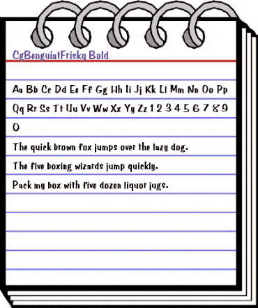 CgBenguiatFrisky Bold animated font preview CgBenguiatFrisky Bold animated font preview