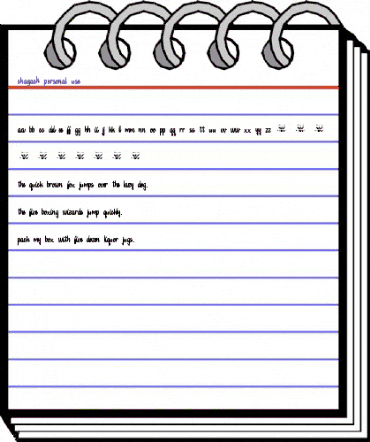 Chagack Personal Use Regular animated font preview Chagack Personal Use Regular animated font preview