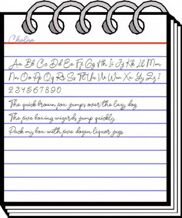 Chalisa Regular animated font preview