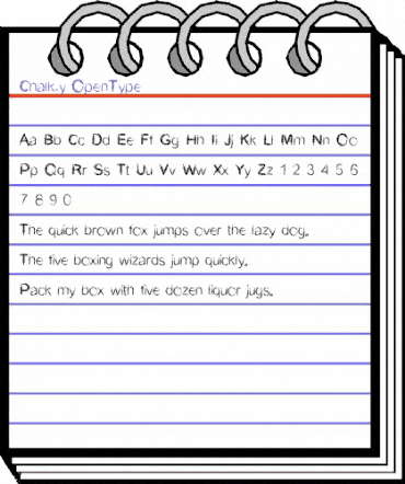 Chalk-y Regular animated font preview Chalk-y Regular animated font preview