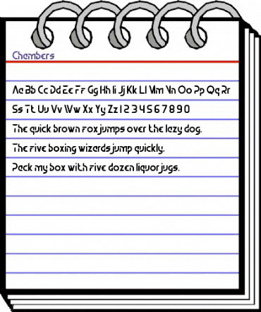 Chambers Regular animated font preview Chambers Regular animated font preview