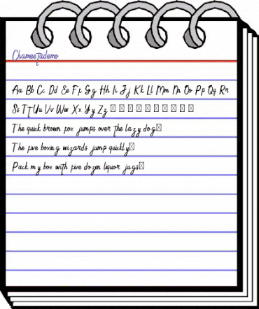 Chameetademo Regular animated font preview Chameetademo Regular animated font preview