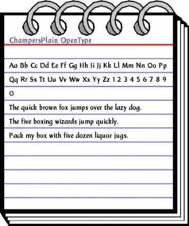 Champers Plain animated font preview Champers Plain animated font preview