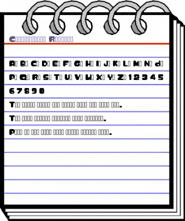 Chaolphabet Regular animated font preview