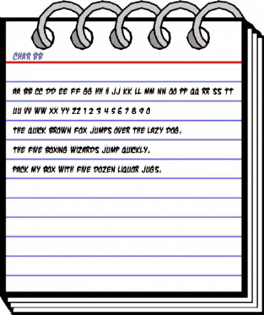 Char BB Regular animated font preview Char BB Regular animated font preview