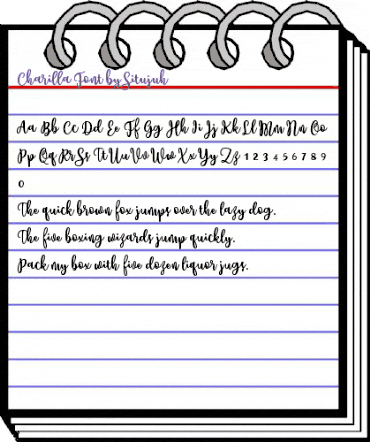 Charilla Regular animated font preview Charilla Regular animated font preview