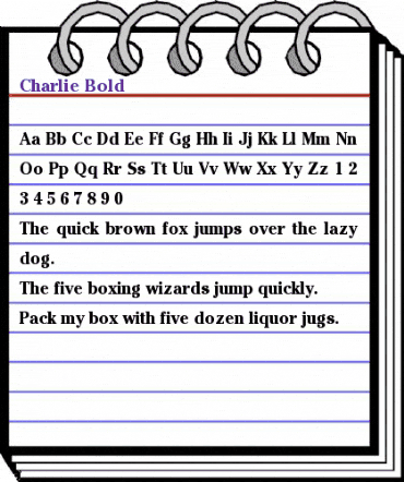 Charlie Bold Regular animated font preview Charlie Bold Regular animated font preview
