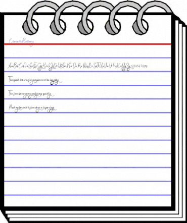 Charlotte Bellamy Regular animated font preview Charlotte Bellamy Regular animated font preview