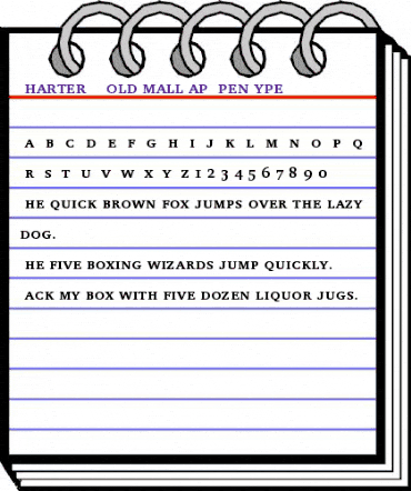 Charter Bold SmallCap animated font preview Charter Bold SmallCap animated font preview