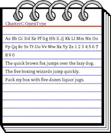 CharterC Regular animated font preview CharterC Regular animated font preview
