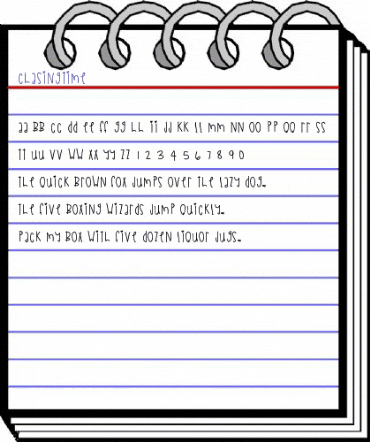 ChasingTime Medium animated font preview