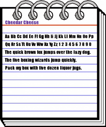 Cheedar Cheese Regular animated font preview Cheedar Cheese Regular animated font preview