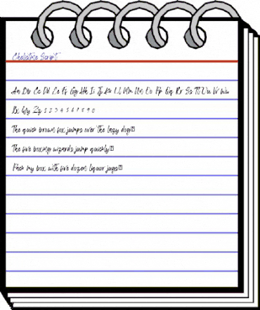 Chelistine Script Regular animated font preview Chelistine Script Regular animated font preview