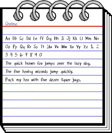 Chelmo Regular animated font preview Chelmo Regular animated font preview