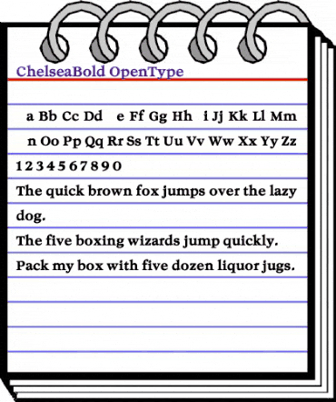 ChelseaBold Regular animated font preview ChelseaBold Regular animated font preview