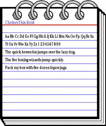 ChelseyThin Bold animated font preview ChelseyThin Bold animated font preview