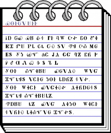 Cherokee Normal animated font preview Cherokee Normal animated font preview