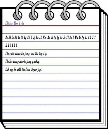 Chicken Wire Lady Regular animated font preview Chicken Wire Lady Regular animated font preview