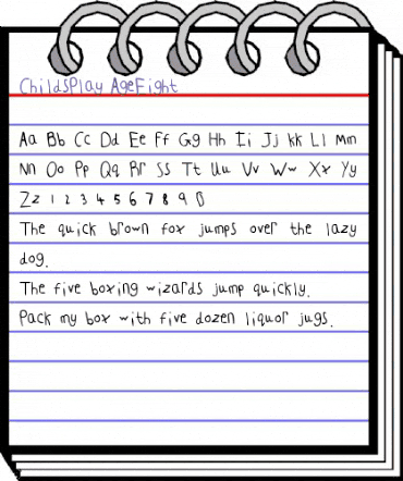 ChildsPlay Medium animated font preview ChildsPlay Medium animated font preview