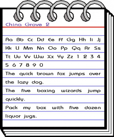 China Grove 2 Regular animated font preview China Grove 2 Regular animated font preview