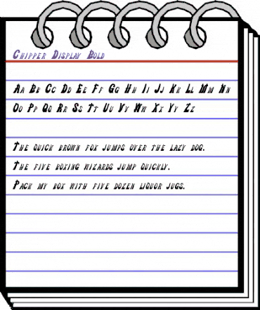 Chipper Display Bold Bold animated font preview Chipper Display Bold Bold animated font preview