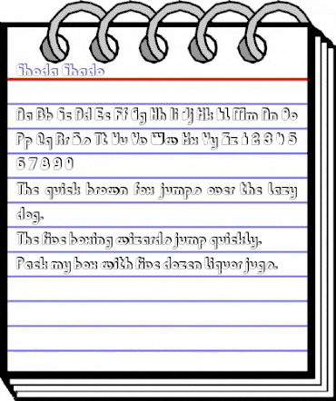 Choda Chado Regular animated font preview Choda Chado Regular animated font preview