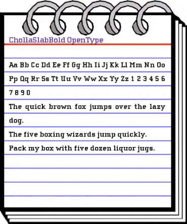 ChollaSlab Bold animated font preview ChollaSlab Bold animated font preview