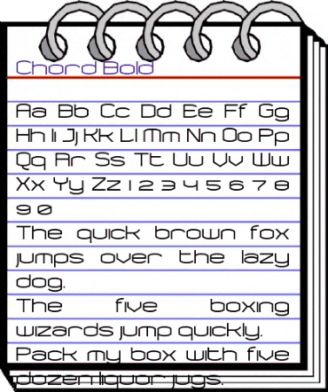 Chord Bold animated font preview Chord Bold animated font preview