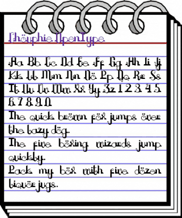 Chouphie Regular animated font preview Chouphie Regular animated font preview