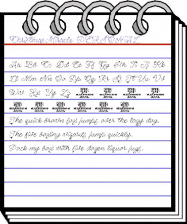 Christmas Miracle PERSONAL USE Regular animated font preview Christmas Miracle PERSONAL USE Regular animated font preview
