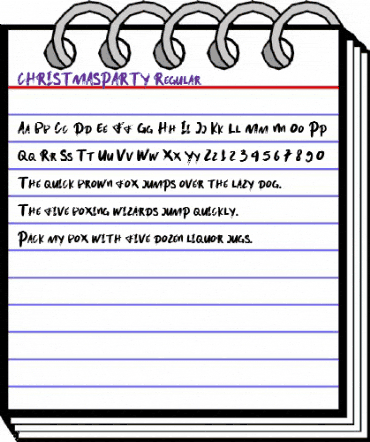 CHRISTMAS PARTY Regular animated font preview CHRISTMAS PARTY Regular animated font preview